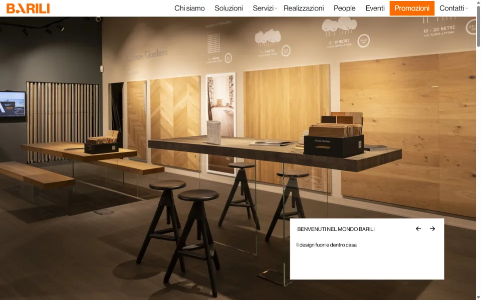 Barili website built by REGICODE
