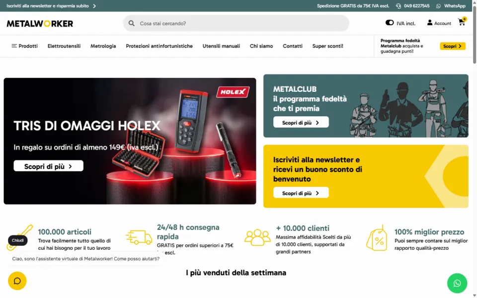 Metal Worker website built by REGICODE
